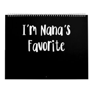 Funny Grandson Ik ben Nana's favoriet Kalender