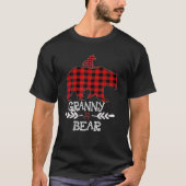 Funny Granny Beer Matching Family Kerstmis Beer R T-shirt (Voorkant)