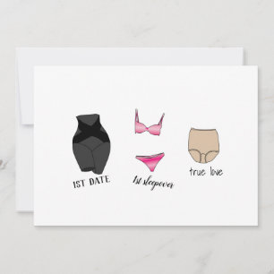 Funny Granny Panties Valentines Carte Jour Plat