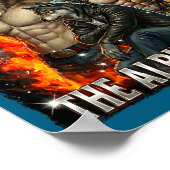 Funny Graphic Tee Hide Your Wife The Alpha Is Here Poster (Hoek)