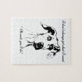 Funny Great Dane Dog Quote Legpuzzel (Horizontaal)