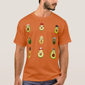 Funny Green Avocados met Petten T-shirt
