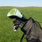 Funny green carnivorous pitcher planten cartoon golfheadcover (Insitu)