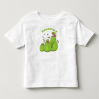 Funny green carnivorous pitcher planten cartoon