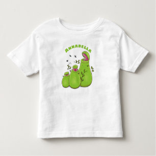 Funny green carnivorous pitcher planten cartoon kinder shirts