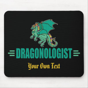 Funny Green Dragon Dragonoloog Muismat