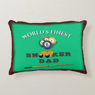 Funny Green Pool Table Snooker Dad Father's Day Accent Kussen