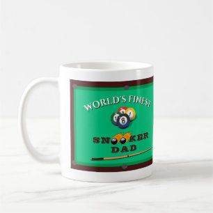 Funny Green Pool Table Snooker Dad Father's Day Koffiemok