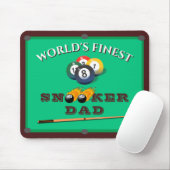 Funny Green Pool Table Snooker Dad Father's Day Muismat (Met muis)