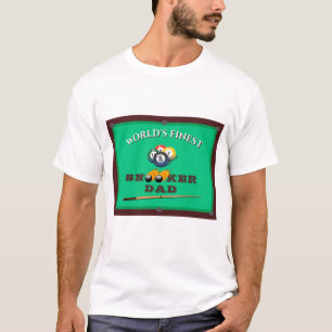 Funny Green Pool Table Snooker Dad Father's Day T-shirt
