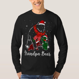 Funny Green Red Pset Grandpa Beer Matching Pajama T-shirt