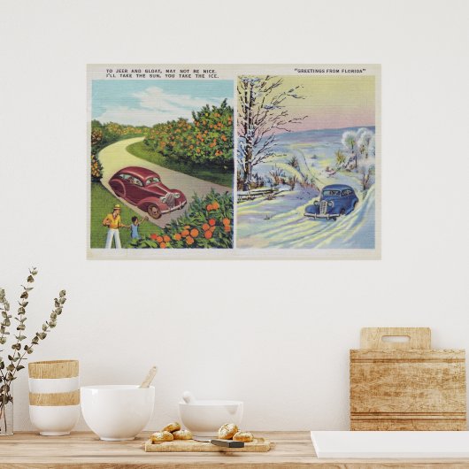 Funny Greetings uit het Poster van Florida (Keuken)