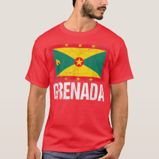 Funny Grenada Flag Mannen Vrouwen Kind Patriottisc T-shirt