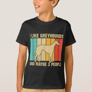 Funny Greyhound Design Mannen Vrouwen Italiaanse G T-shirt