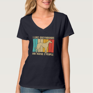 Funny Greyhound Design Mannen Vrouwen Italiaanse G T-shirt