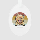 Funny Greyhound Dog Christmas Tree Gift (dos)