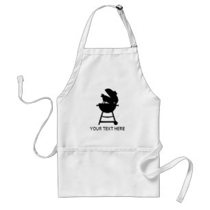 Funny Grill Cow Custom Text Bbq Pap Standaard Schort