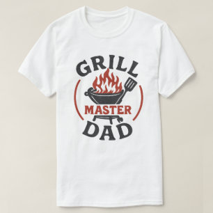 Funny Grill Master Papa BBQ T-Shirt