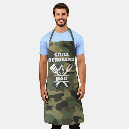 Funny Grill Sergeant Camo Schort (Gedragen)