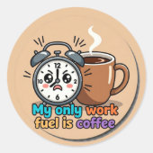 Funny Grocery Shopping Sticker Cute Food Humor (Devant)