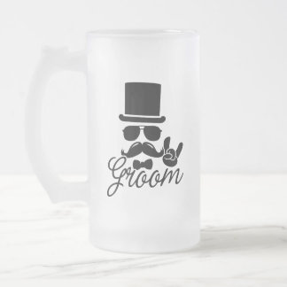 Funny Groom Gift for Bachelor Party & Wedding Matglas Bierpul