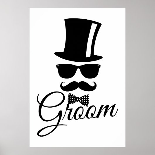Funny groom poster (Voorkant)