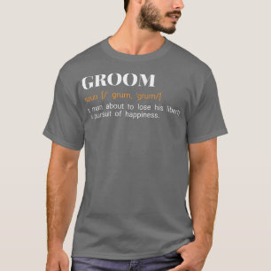 Funny Groom Wedding Day Memories Engagement Sayin T-shirt