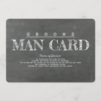 Funny Groomsman of Best Man proposal Kaart