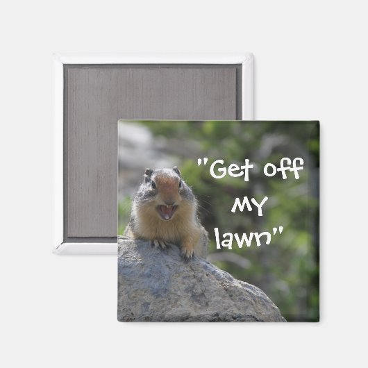 Funny Ground Squirrel Magneet (Voorkant / Achterkant)