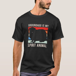 Funny Groundhog is mijn gedistilleerde dierentuin T-shirt