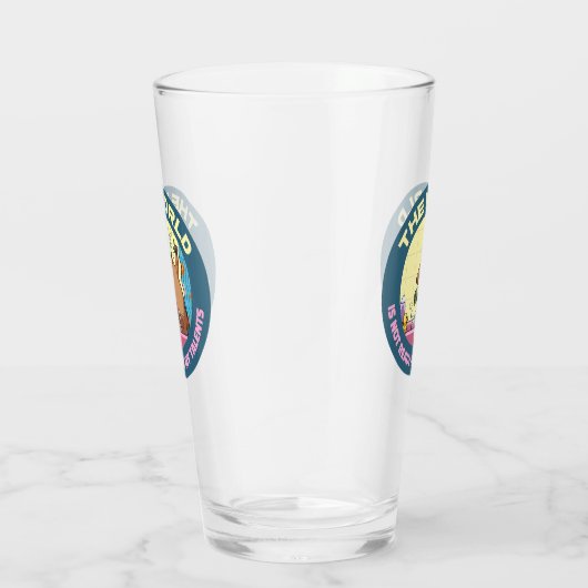 Funny Groundhog The World Is Not Ready Singer Glas (Rechts)