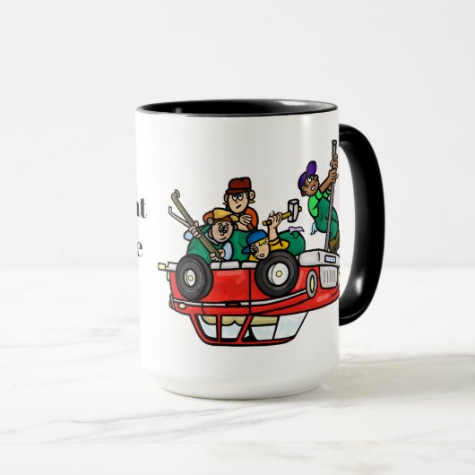 Funny Group of Mechanics Coffee Mug (Devant droit)