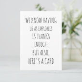 Funny Group Work Card - Kaart voor baas - Boss Day (Staand voorkant)