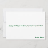 Funny Grumpy Cat Birthday Card – Balloon Overload Kaart (Achterkant)