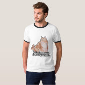 Funny grumpy cat meme for cat and kat lovers t-shirt (Voorkant volledig)
