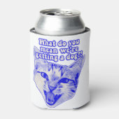 Funny grumpy cat meme for kat and cat lovers blikjeskoeler (Blikje Voorkant)