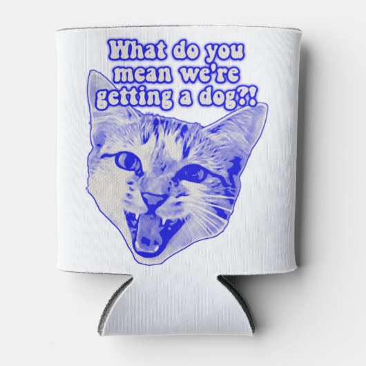 Funny grumpy cat meme for kat and cat lovers blikjeskoeler (Voorkant)