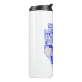 Funny grumpy cat meme for kat and cat lovers thermosbeker (Gedraaid links)