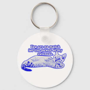 Funny grumpy cat meme for kitten and cat lovers sleutelhanger