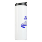 Funny grumpy cat meme for kitten and cat lovers thermosbeker (Gedraaid links)