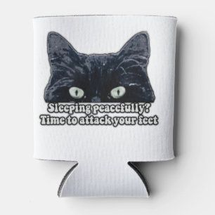 Funny grumpy cat meme for kitten eigenaars en katt blikjeskoeler