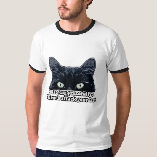 Funny grumpy cat meme for kitten eigenaars en katt t-shirt (Voorkant)