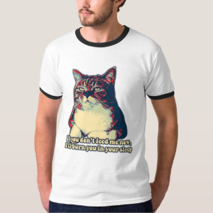 Funny grumpy cat meme voor eigenaars van katten en t-shirt