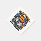 Funny Grumpy Cat, Need More Space And More Coffee Servet (Hoek)