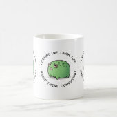 Funny Grumpy Frog Mug – I Cannot Live Laugh Love U (Centre)