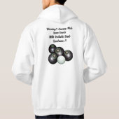 Funny Grumpy Homme Pelouse Bowler, Sweat - shirt à (Dos)