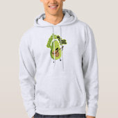 Funny Guac et Roll Sweat - shirt à capuche Avocado (Devant)