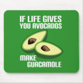 Funny Guacamole Avocado Joke Muismat (Voorkant)