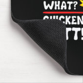 Funny Guess What_ Chicken Butt! Graphic Design  Muismat (Hoek)