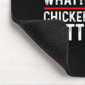 Funny Guess What_ Chicken Butt! Graphic Design  Muismat (Hoek)